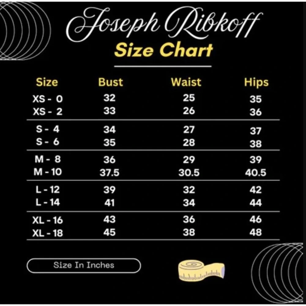 Joseph Ribkoff Black Sleeveless Studded Sheath Dress Keyhole Neckline Size 10